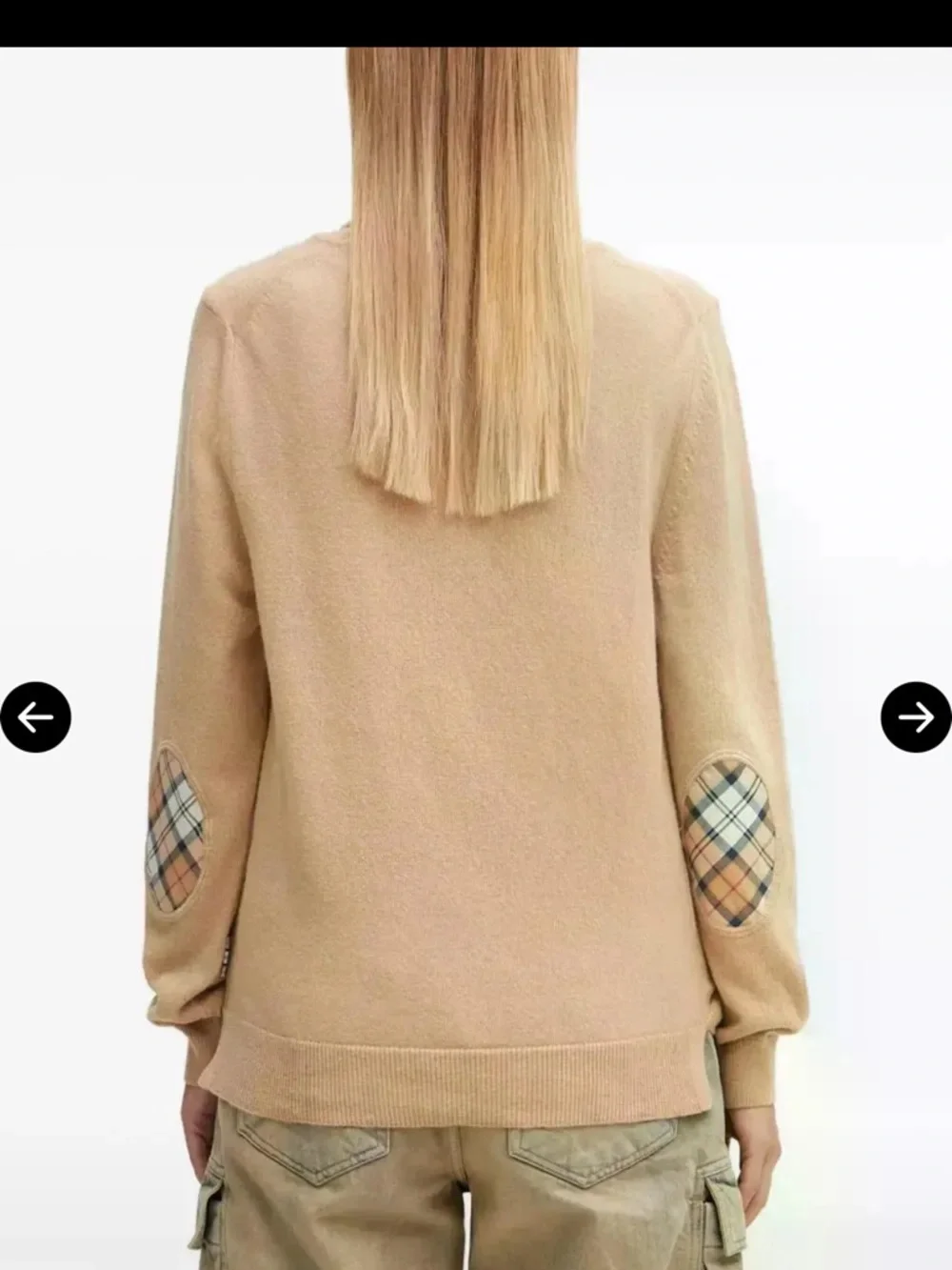 Barbour Pendle Roll Collar Wool Blend Camel Turtleneck US 14 - Picture 6 of 12